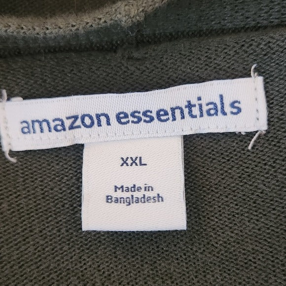 Amazon Army Green Women's Cardigan Sweater Size XXL Green Cardigan New