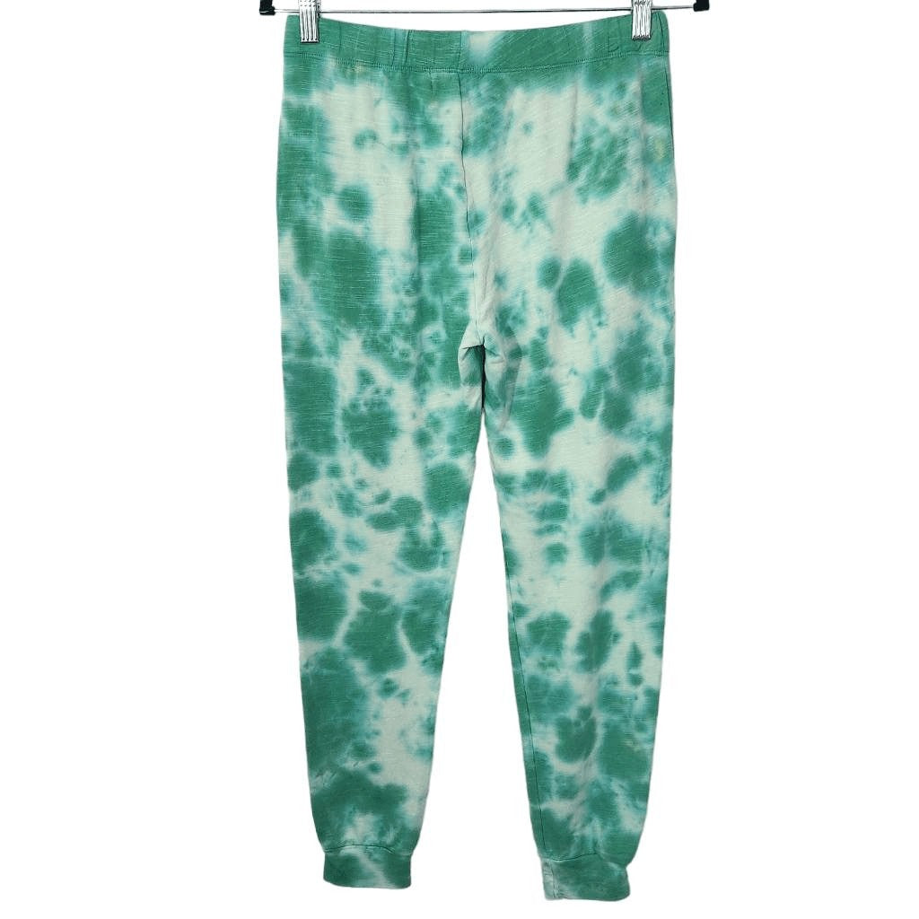 Monrow Green Tie-Dye Joggers NWT Size Small Casual Tie-Dye Jogging Pants