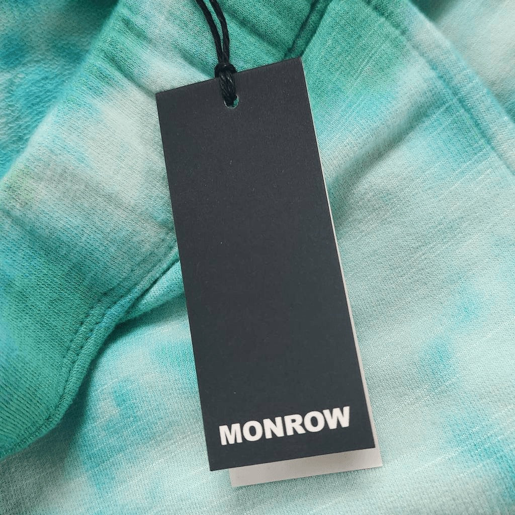 Monrow Green Tie-Dye Joggers NWT Size Small Casual Tie-Dye Jogging Pants