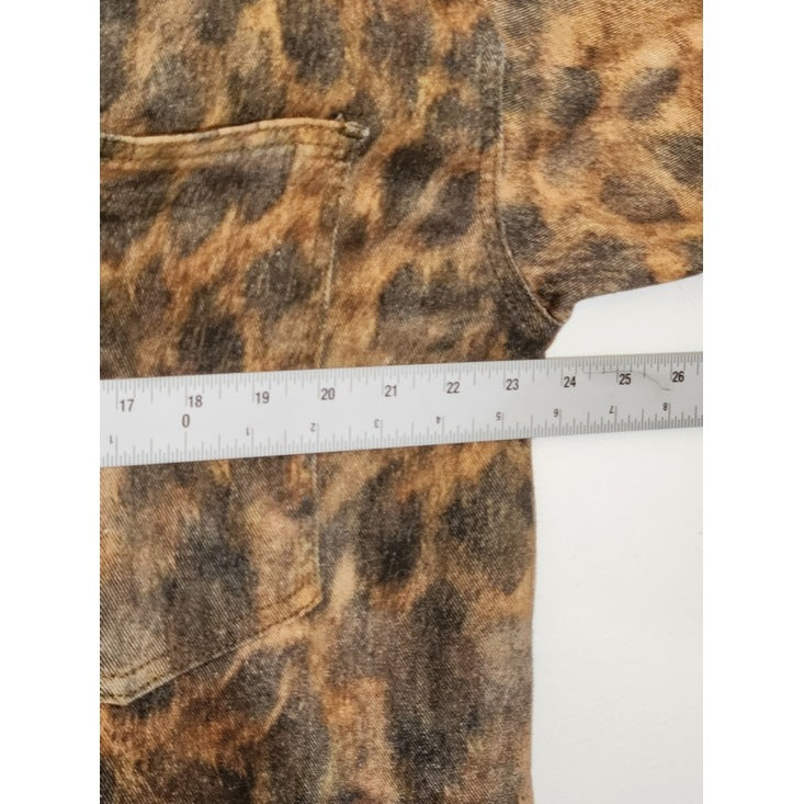 Fashion Nova Brown Leopard Print Shacket Size Medium NWT