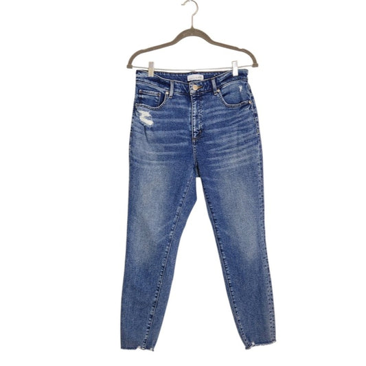 LOFT Curvy High Waist Straight Ankle Jeans Size 6