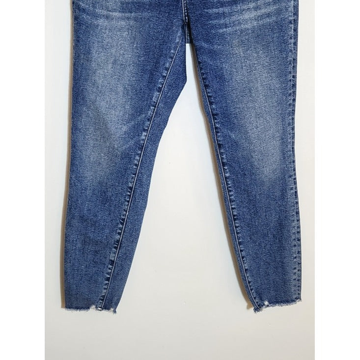 LOFT Curvy High Waist Straight Ankle Jeans Size 6