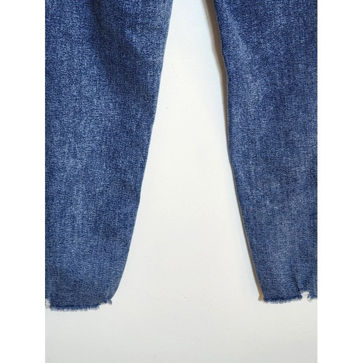 LOFT Curvy High Waist Straight Ankle Jeans Size 6