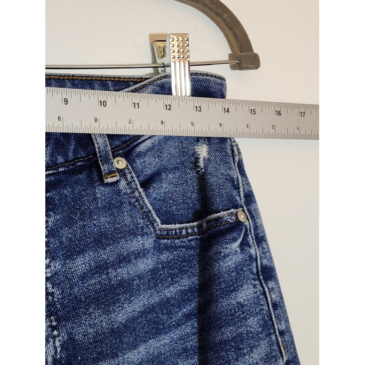 LOFT Curvy High Waist Straight Ankle Jeans Size 6