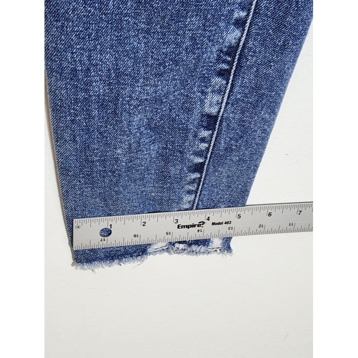 LOFT Curvy High Waist Straight Ankle Jeans Size 6