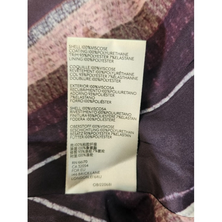 By Anthropologie Brown Robyn Faux Leather Moto Jacket Size Medium