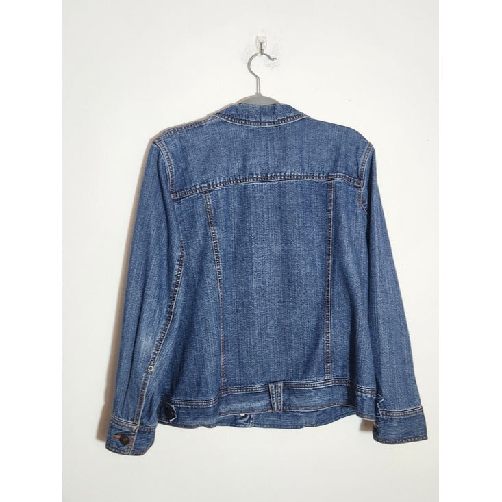 Jamaica Bay Medium Wash Denim Jacket Size 1X