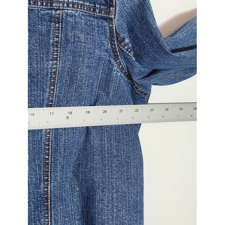 Jamaica Bay Medium Wash Denim Jacket Size 1X