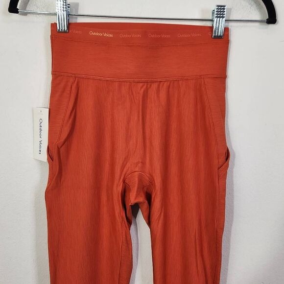 Outdoor Voices Orange Athletic Leggings Size XS Orange Leggings, New
