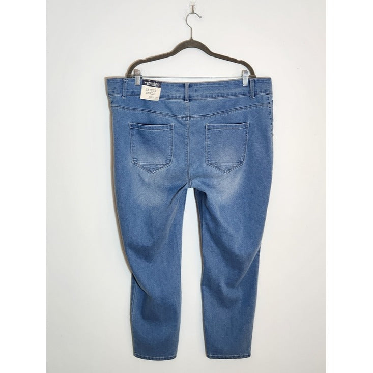Workshop Republic Clothing Skinny Ankle Jeans Size 18W NWT