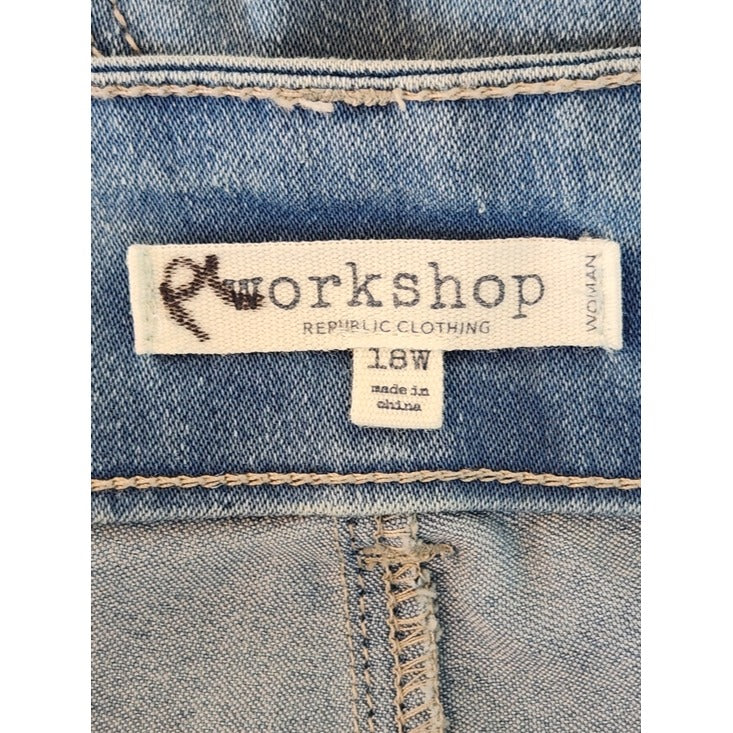 Workshop Republic Clothing Skinny Ankle Jeans Size 18W NWT