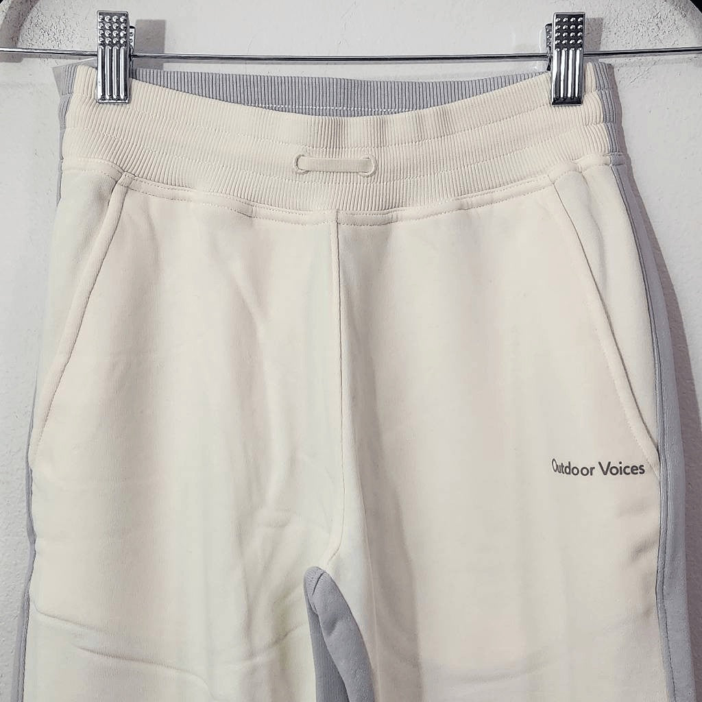 Outdoor Voices Cream and Gray Joggers NWT Size XS Cream Joggers