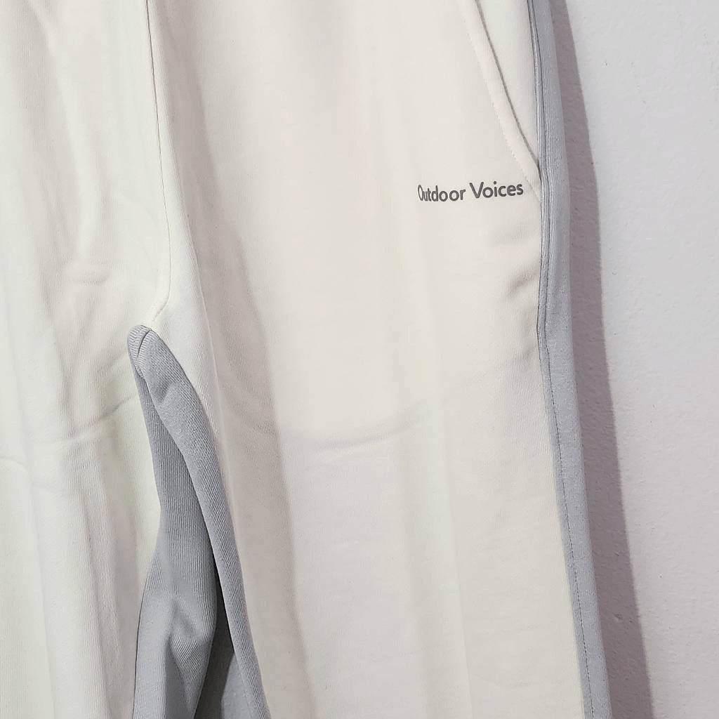 Outdoor Voices Cream and Gray Joggers NWT Size XS Cream Joggers