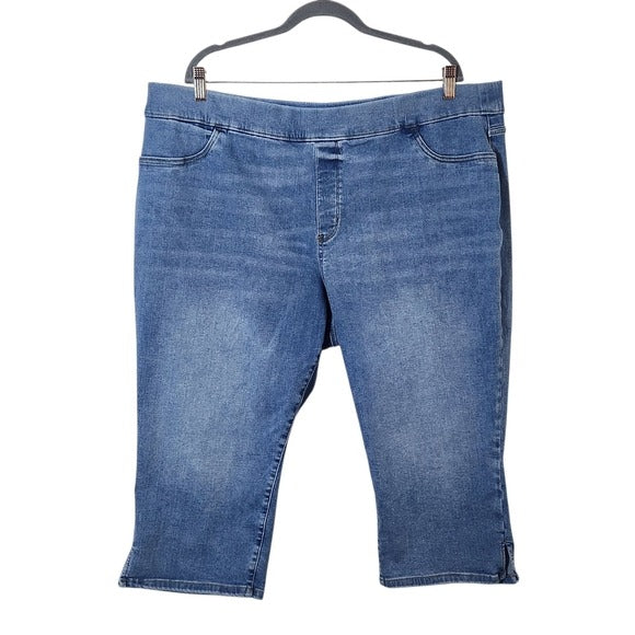 St. John’s Bay Cropped Capri Jeans Size 22W