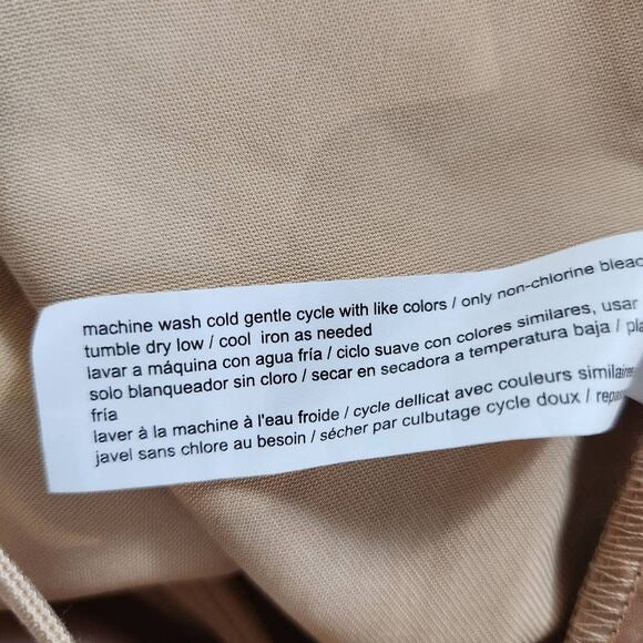 Eloquii Khaki Wide Tapered Leg Pants Size 16 NWOT Flowy Khaki Pants