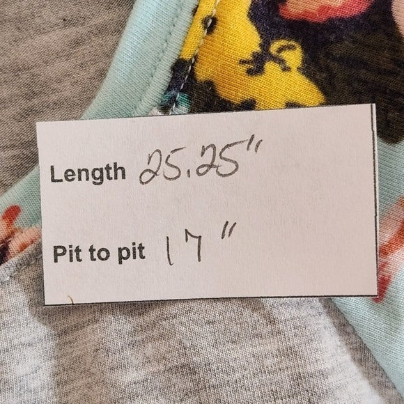 Matilda Jane Gray Raglan Floral Sleeve Tee Size Medium Floral Baseball Tee