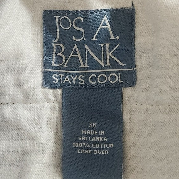 Jos. A. Bank Men's Blue Striped Seersucker Shorts Size 36 Preppy Blue Shorts
