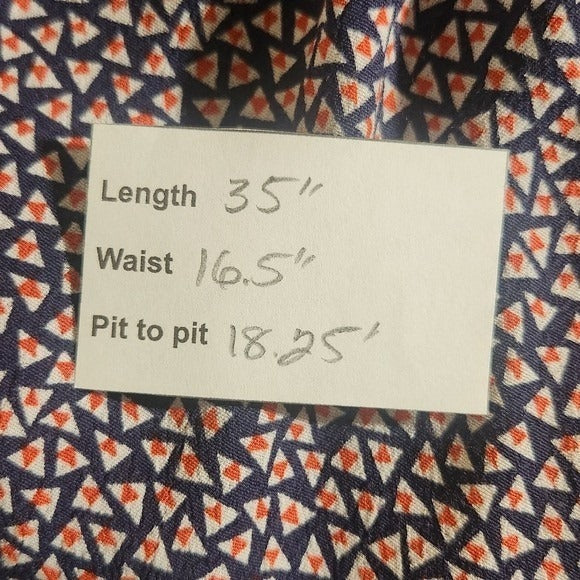 Maeve by Anthropologie Navy Print Mini Dress Size XS