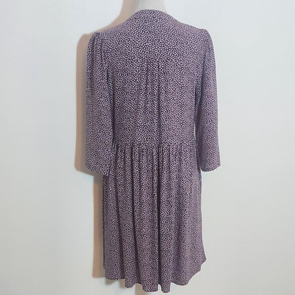 Maeve by Anthropologie Navy Print Mini Dress Size XS