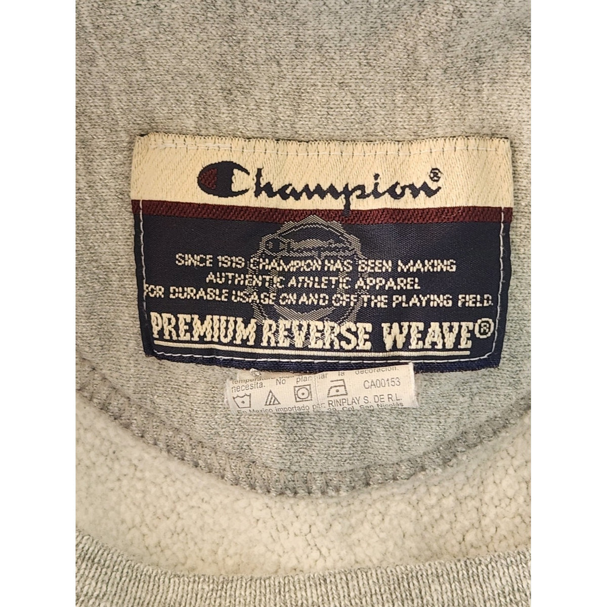 Champion Houston Logo Gray Sweatshirt Size Medium