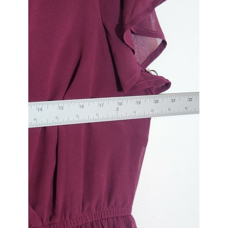 Lulus Women’s Burgundy Formal Maxi Dress Size 1XL NWT Wedding Guest Dress