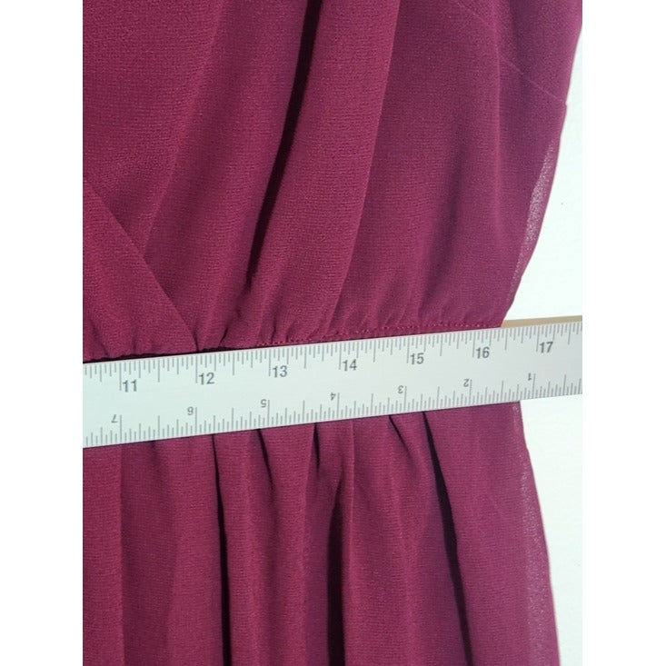 Lulus Women’s Burgundy Formal Maxi Dress Size 1XL NWT Wedding Guest Dress