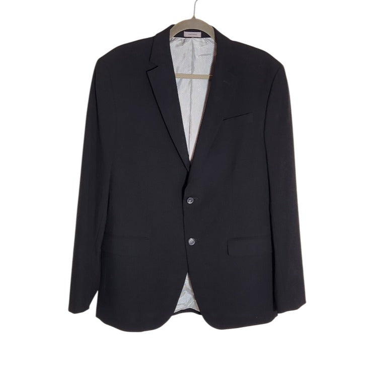 J. Ferrar Black Slim Fit Two Button Blazer Sport Coat Size 40R