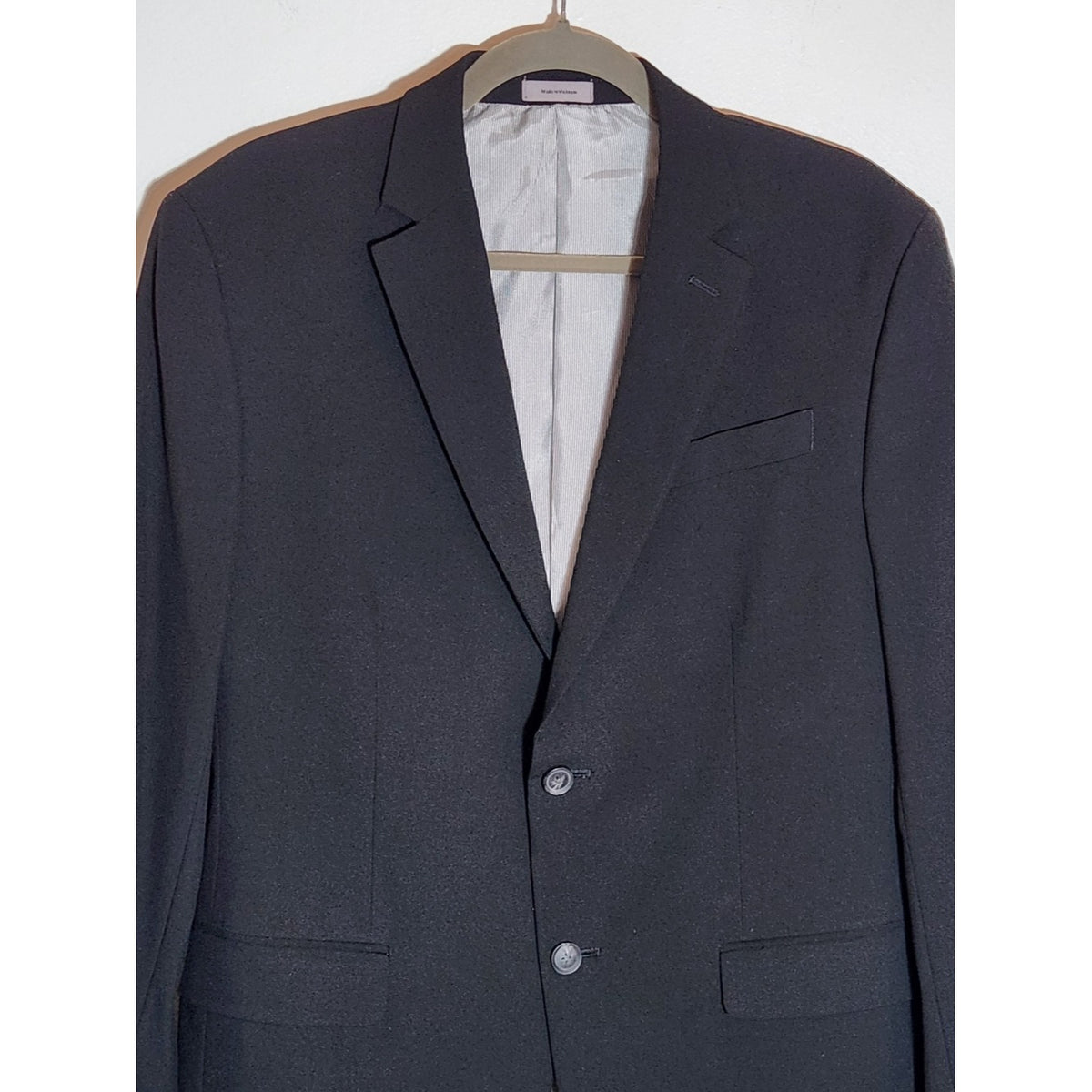 J. Ferrar Black Slim Fit Two Button Blazer Sport Coat Size 40R
