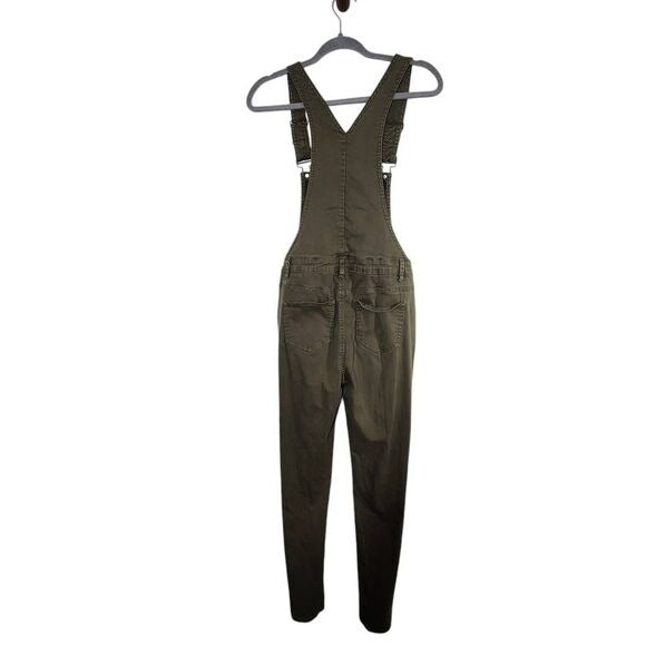 American Bazi Army Green Overalls with Distressing Size Medium Slim-leg Overalls