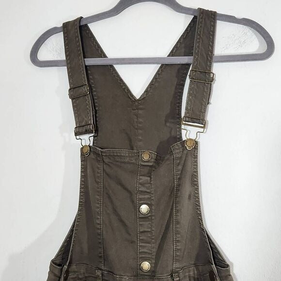 American Bazi Army Green Overalls with Distressing Size Medium Slim-leg Overalls