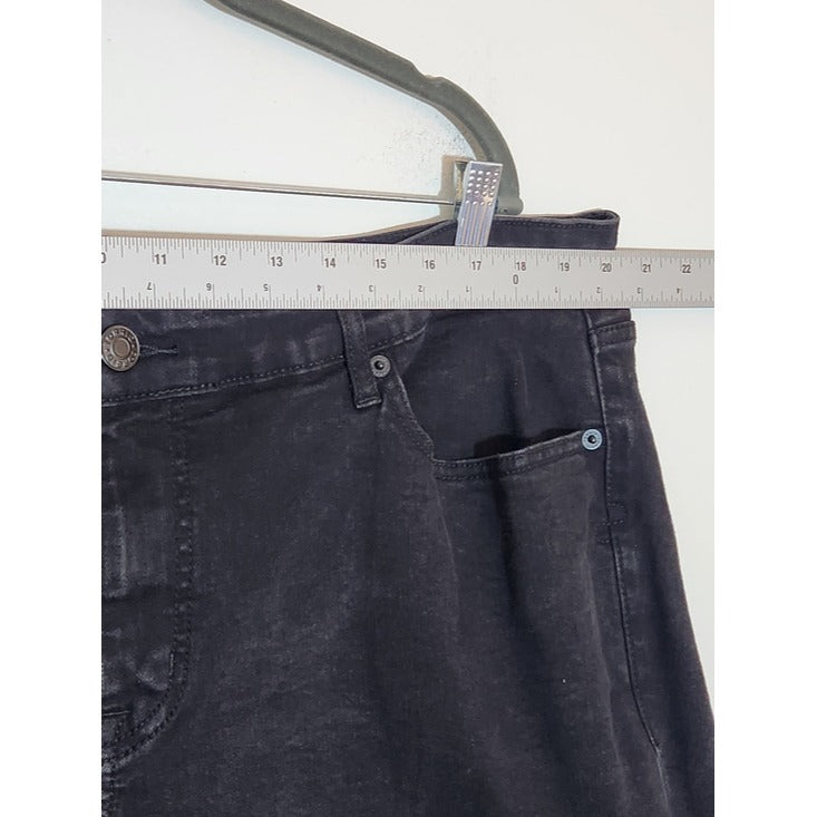 Torrid Black Distressed Denim Cut Off Shorts Size 22