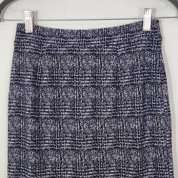 41 Hawthorn Navy and White Pencil Skirt Size XS Petite Navy Straight Skirt, New