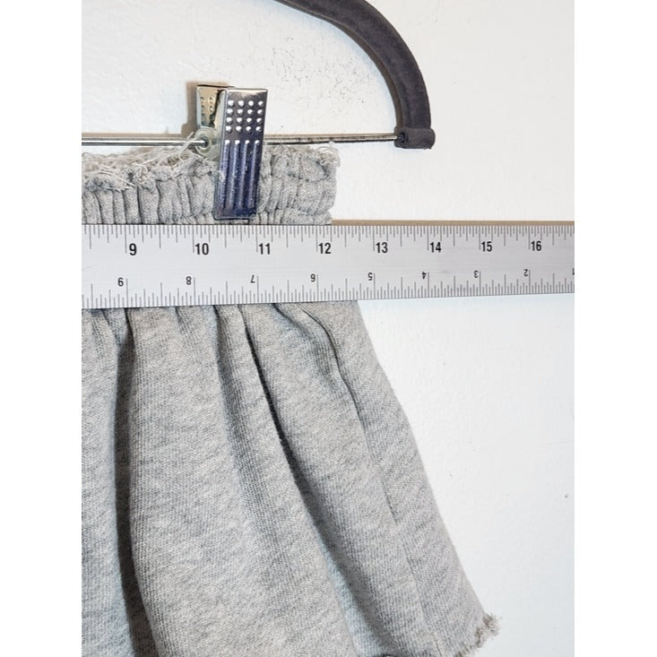 Aerie Light Gray Ruffle Mini Skirt Size Small
