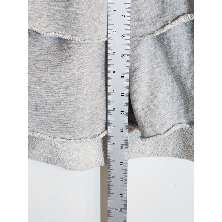 Aerie Light Gray Ruffle Mini Skirt Size Small