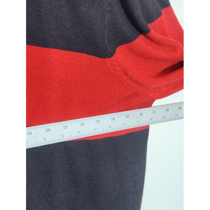 Fashion Nova Nova Men Red and Black Mock Neck Sweater Size XXXL NWT