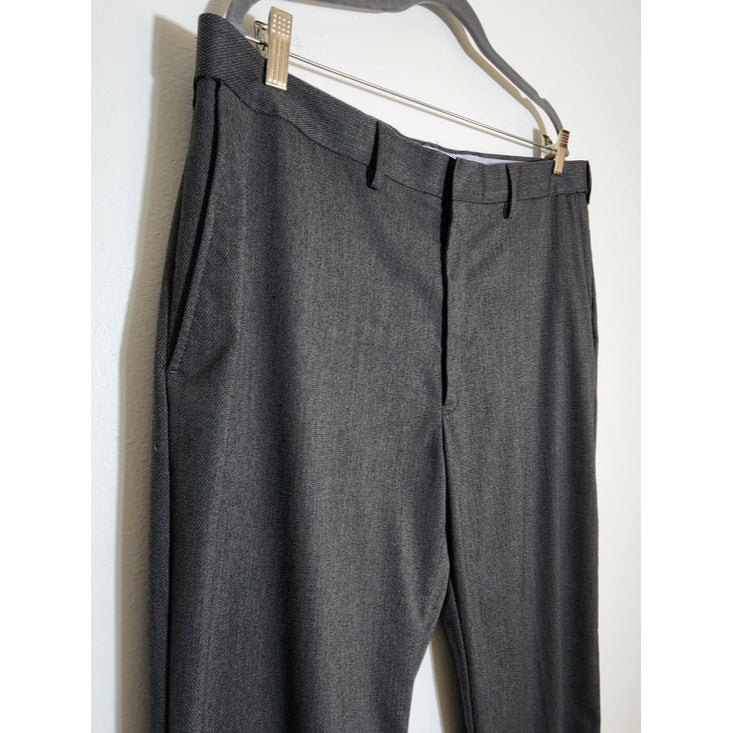 JM Haggar Mens Gray Dress Pants Size 40x29