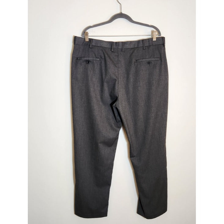 JM Haggar Mens Gray Dress Pants Size 40x29