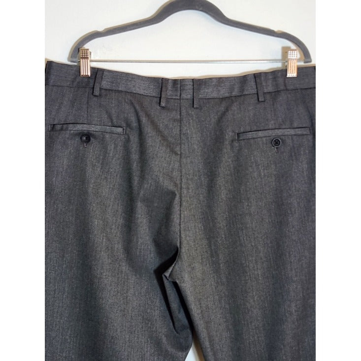 JM Haggar Mens Gray Dress Pants Size 40x29