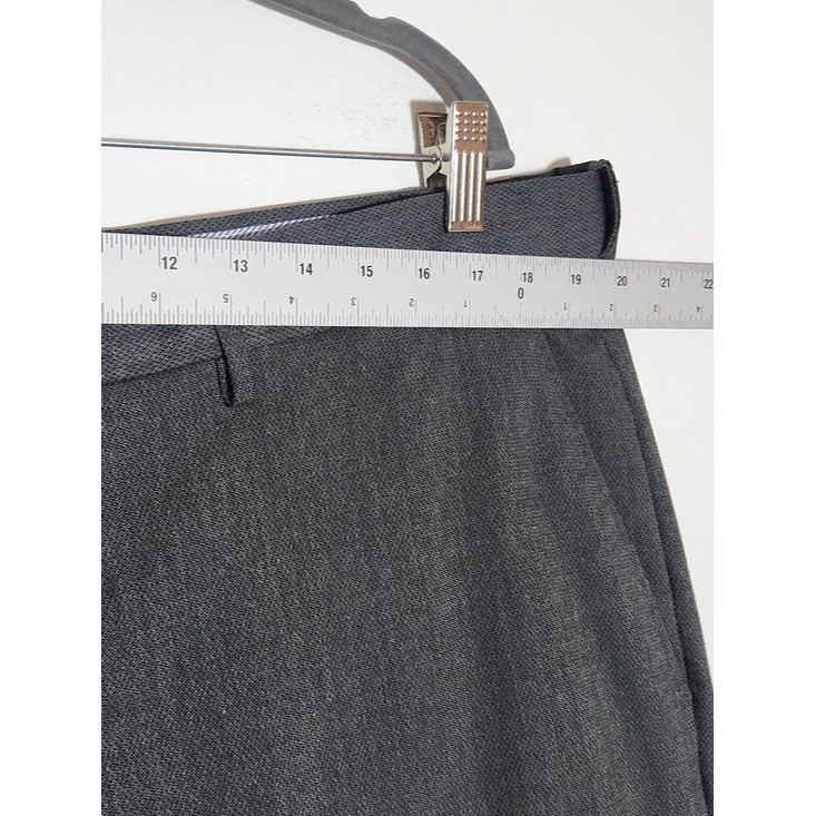 JM Haggar Mens Gray Dress Pants Size 40x29