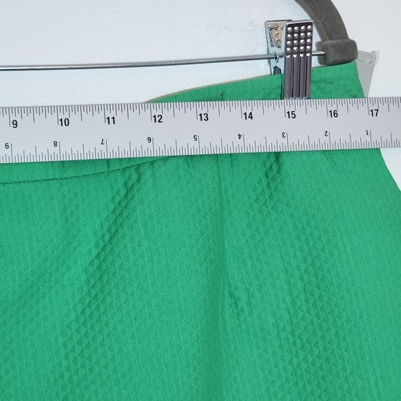 Talbots Green Textured Straight Skirt Size 16 Petite NWT