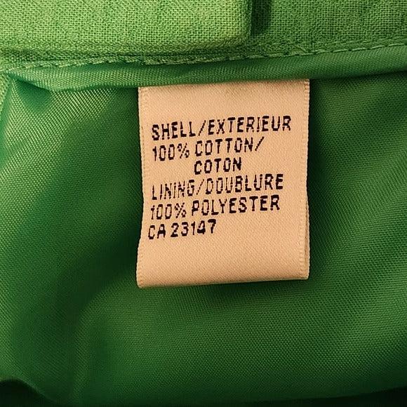 Talbots Green Textured Straight Skirt Size 16 Petite NWT