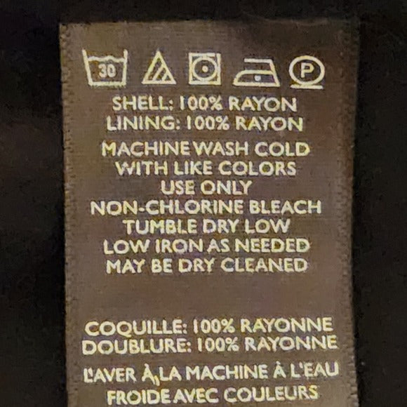 Silence + Noise Black Flowy Tank Top Tunic Size Small