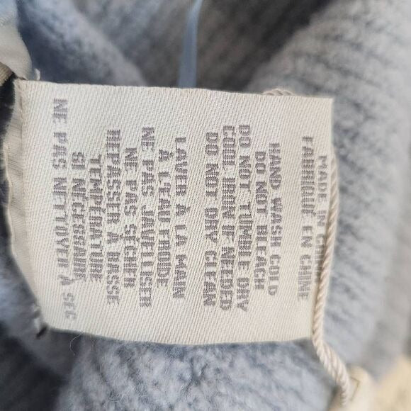 Charlie Paige Gray Turtleneck Poncho Sweater One Size, New