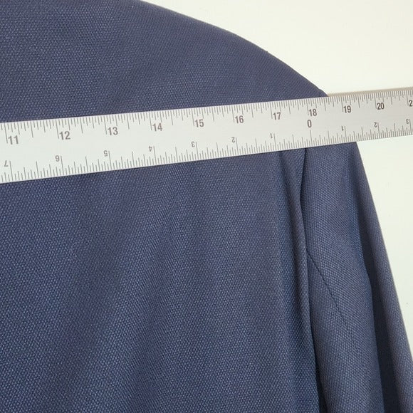 Michael Kors Mens Navy Two-Button Sport Coat Size 42L