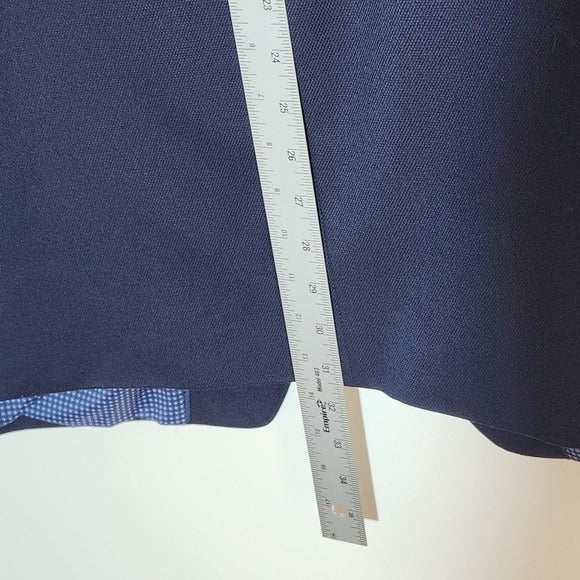 Michael Kors Mens Navy Two-Button Sport Coat Size 42L