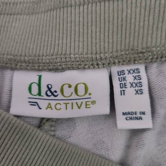 D&Co Active Green Leopard Print Lounge Set Size XS XXS Green Matching Set