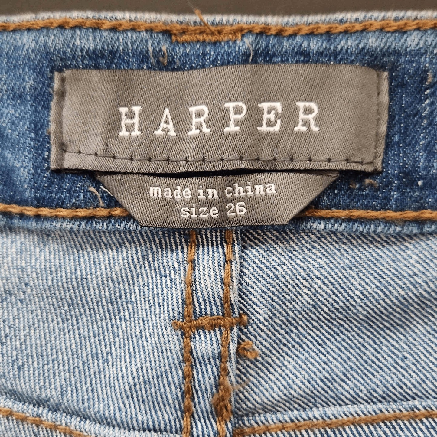 Harper Jean Shorts NWOT Size 26 Small Boho Denim Shorts