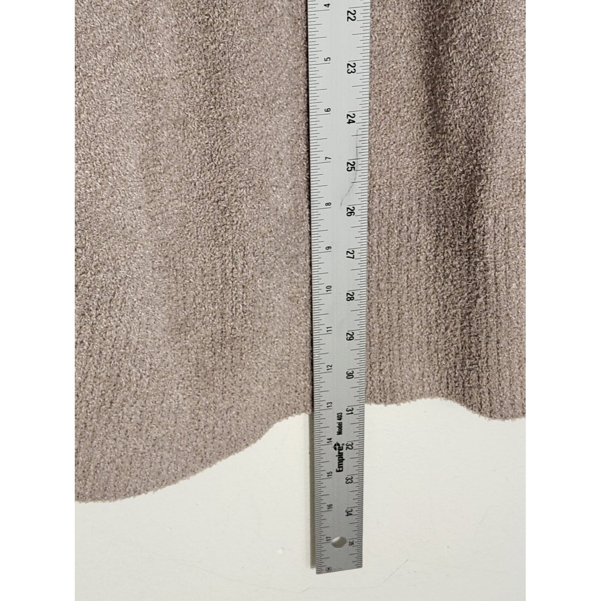 Barefoot Dreams Taupe Tan CozyChic Lite Open Front Cardigan Sweater Size Medium