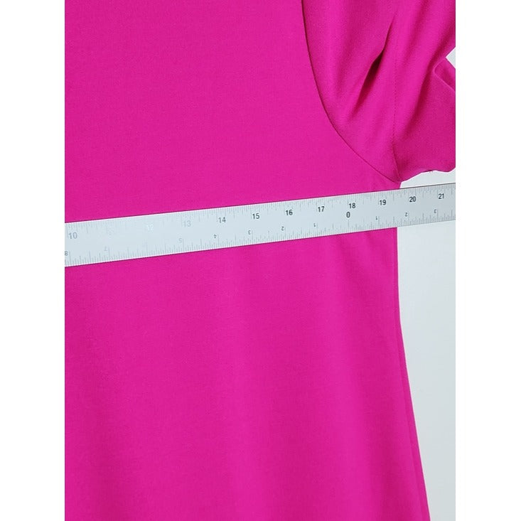 Andree by Unit Hot Pink Mini Shift Dress Size Large NWOT Wedding Guest Dress