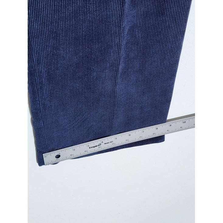 Alfred Dunner Navy Corduroy Pull-On Pants Size 12